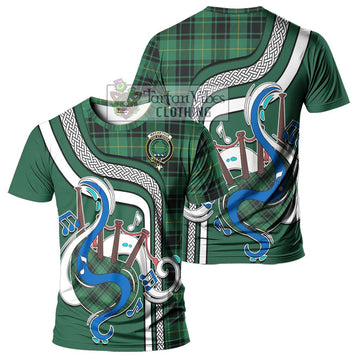 MacArthur Ancient Tartan T-Shirt with Epic Bagpipe Style