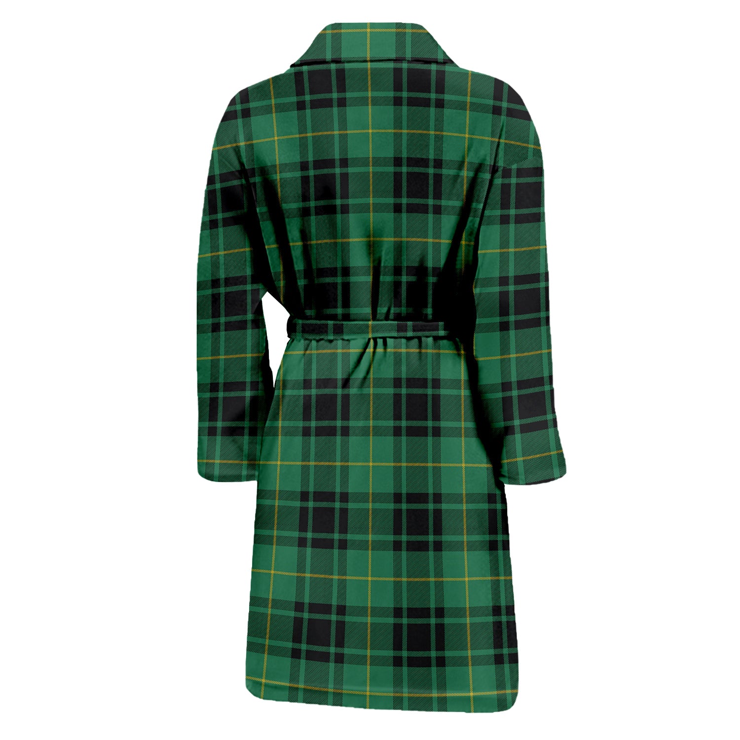 MacArthur Ancient Tartan Bathrobe with Family Crest - Tartan Vibes Clothing