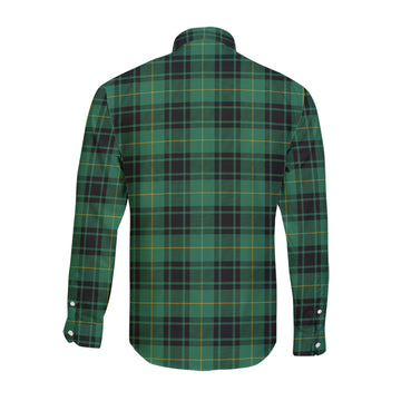 MacArthur Ancient Tartan Long Sleeve Button Up Shirt with Family Crest