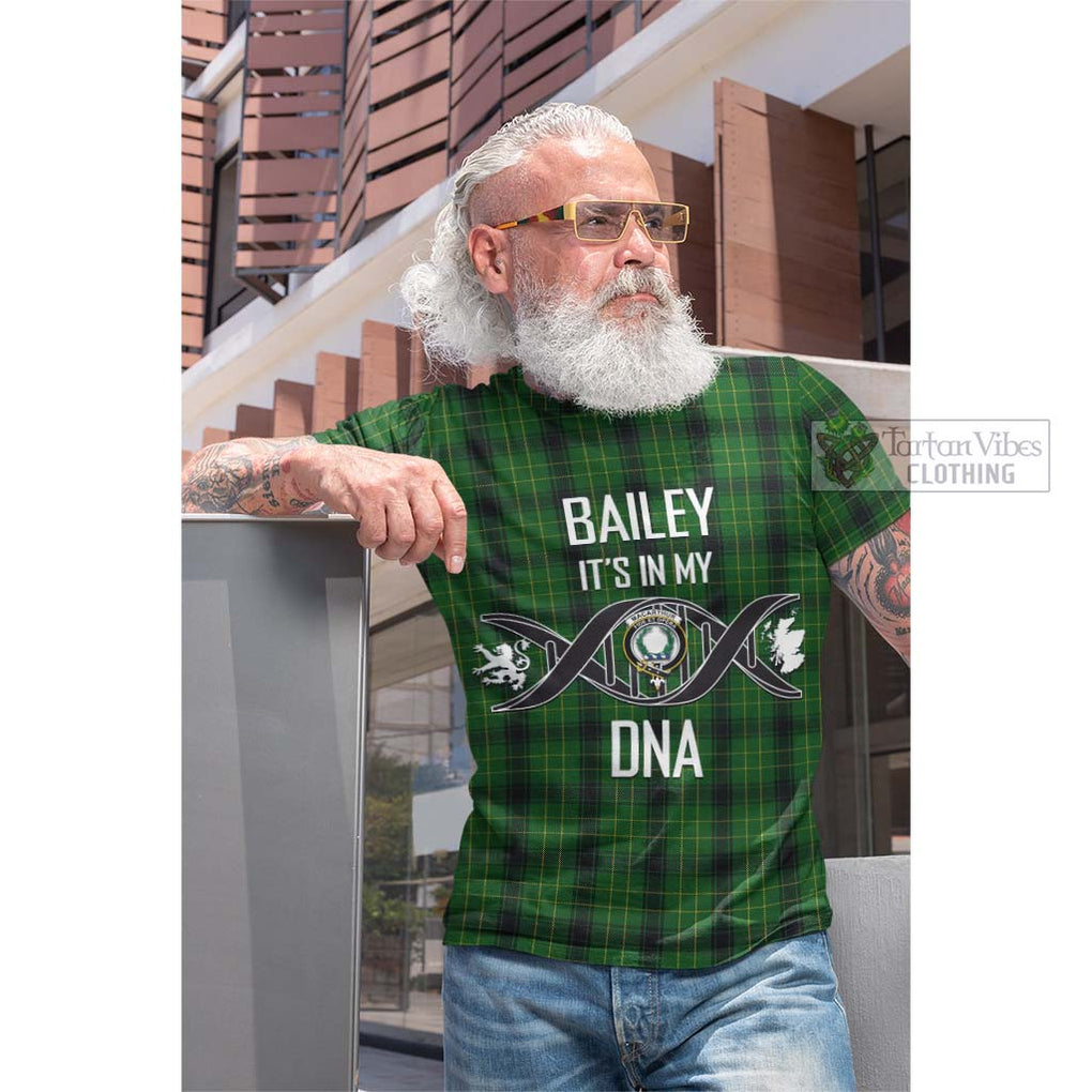 Tartan Vibes Clothing MacArthur Highland Tartan Cotton T-shirt with Family Crest DNA In Me Style