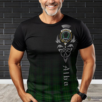 MacArthur Highland Tartan T-Shirt Featuring Alba Gu Brath Family Crest Celtic Inspired