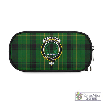 MacArthur Highland Tartan Pen and Pencil Case with Family Crest