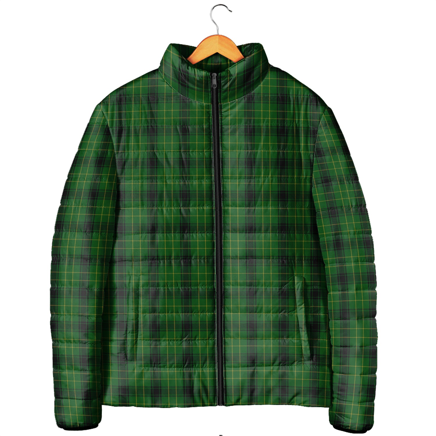 MacArthur Highland Tartan Padded Jacket Men's Padded Jacket - Tartan Vibes Clothing