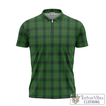 MacArthur Highland Tartan Zipper Polo Shirt