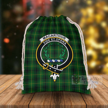 MacArthur (McArthur) Tartan Christmas Santa's Bag with Family Crest