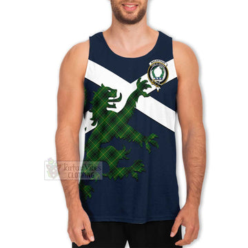 MacArthur (McArthur) Tartan Lion Rampant Men's Tank Top  Proudly Display Your Heritage with Alba Gu Brath and Clan Name