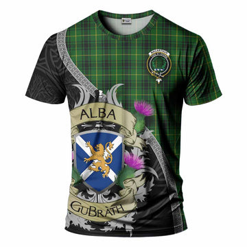 MacArthur (McArthur) Tartan Family Crest T-Shirt Lion Rampant Royal Thistle Shield Celtic Inspired Kid's Shirt - Tartan Vibes Clothing