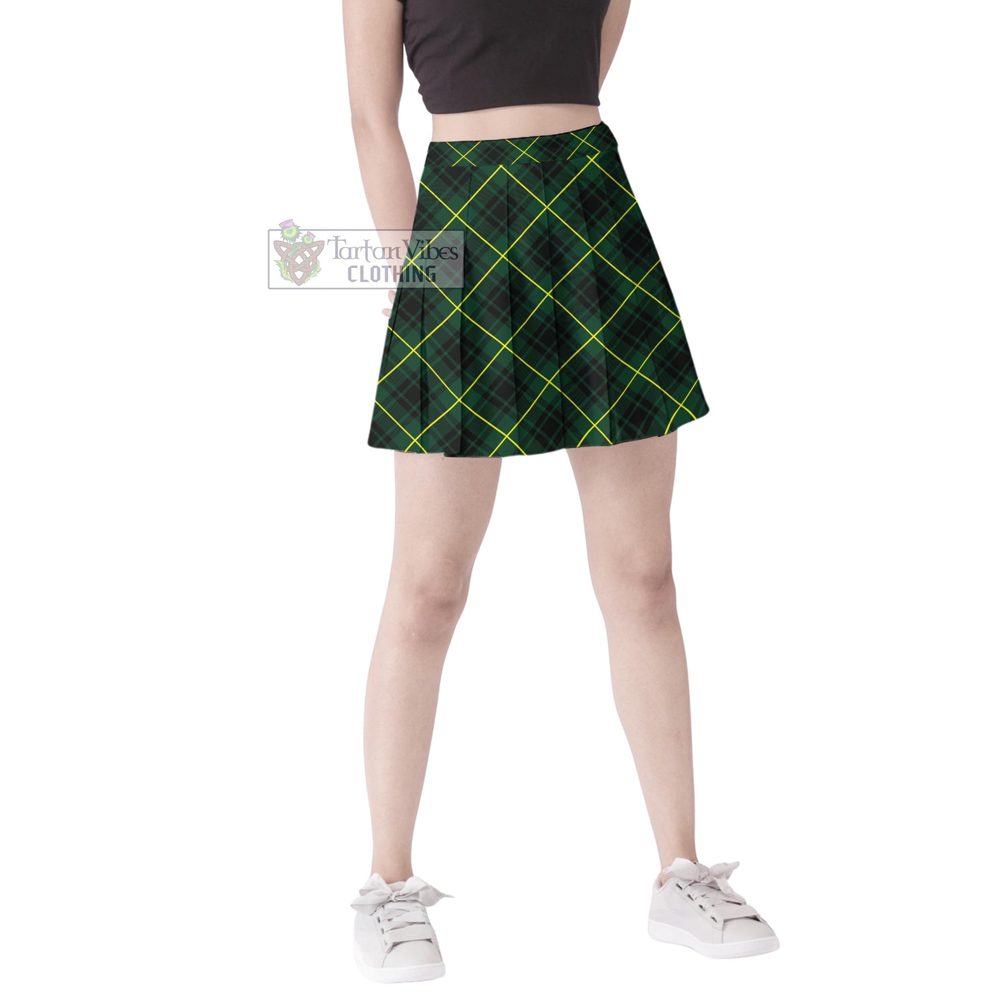 Tartan Vibes Clothing MacArthur Modern Tartan Women's Plated Mini Skirt