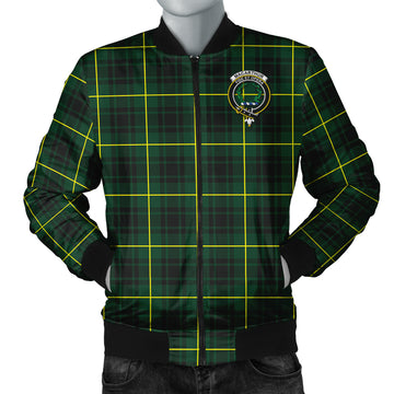 MacArthur Modern Tartan Bomber Jacket with Family Crest