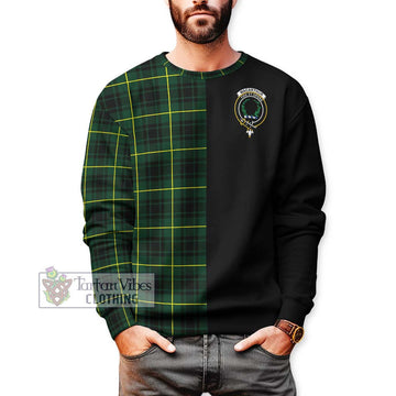 MacArthur Modern Tartan Sweatshirt with Family Crest and Half Of Me Style