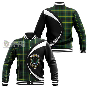 MacArthur Modern Tartan Baseball Jacket with Family Crest Circle Style