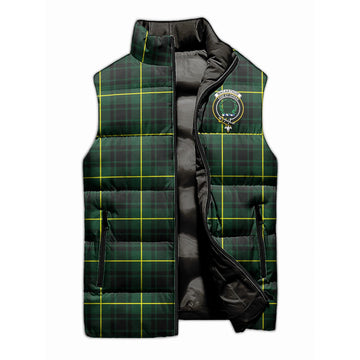 MacArthur Modern Tartan Sleeveless Puffer Jacket with Family Crest