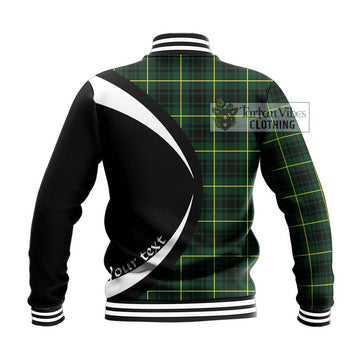 MacArthur Modern Tartan Baseball Jacket with Family Crest Circle Style