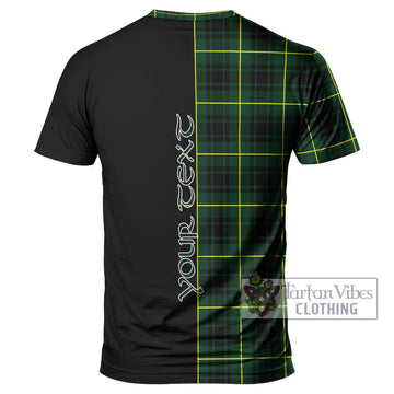 MacArthur Modern Tartan T-Shirt with Family Crest and Half Of Me Style