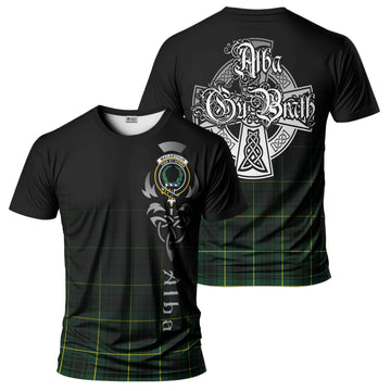 MacArthur Modern Tartan T-Shirt Featuring Alba Gu Brath Family Crest Celtic Inspired