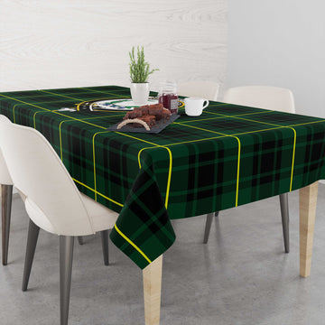 MacArthur Modern Tartan Tablecloth with Family Crest