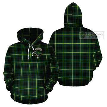 MacArthur Modern Tartan Cotton Hoodie with Family Crest