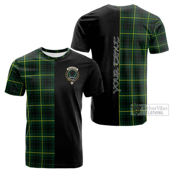 MacArthur Modern Tartan Cotton T-shirt with Family Crest and Half Of Me Style