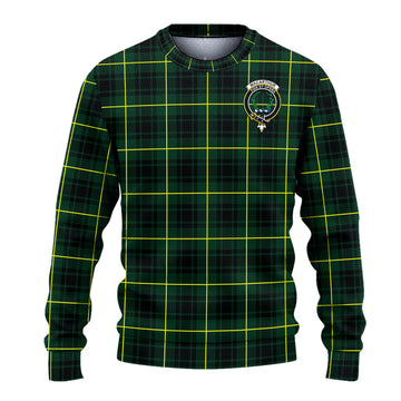 MacArthur Modern Tartan Ugly Sweater with Family Crest