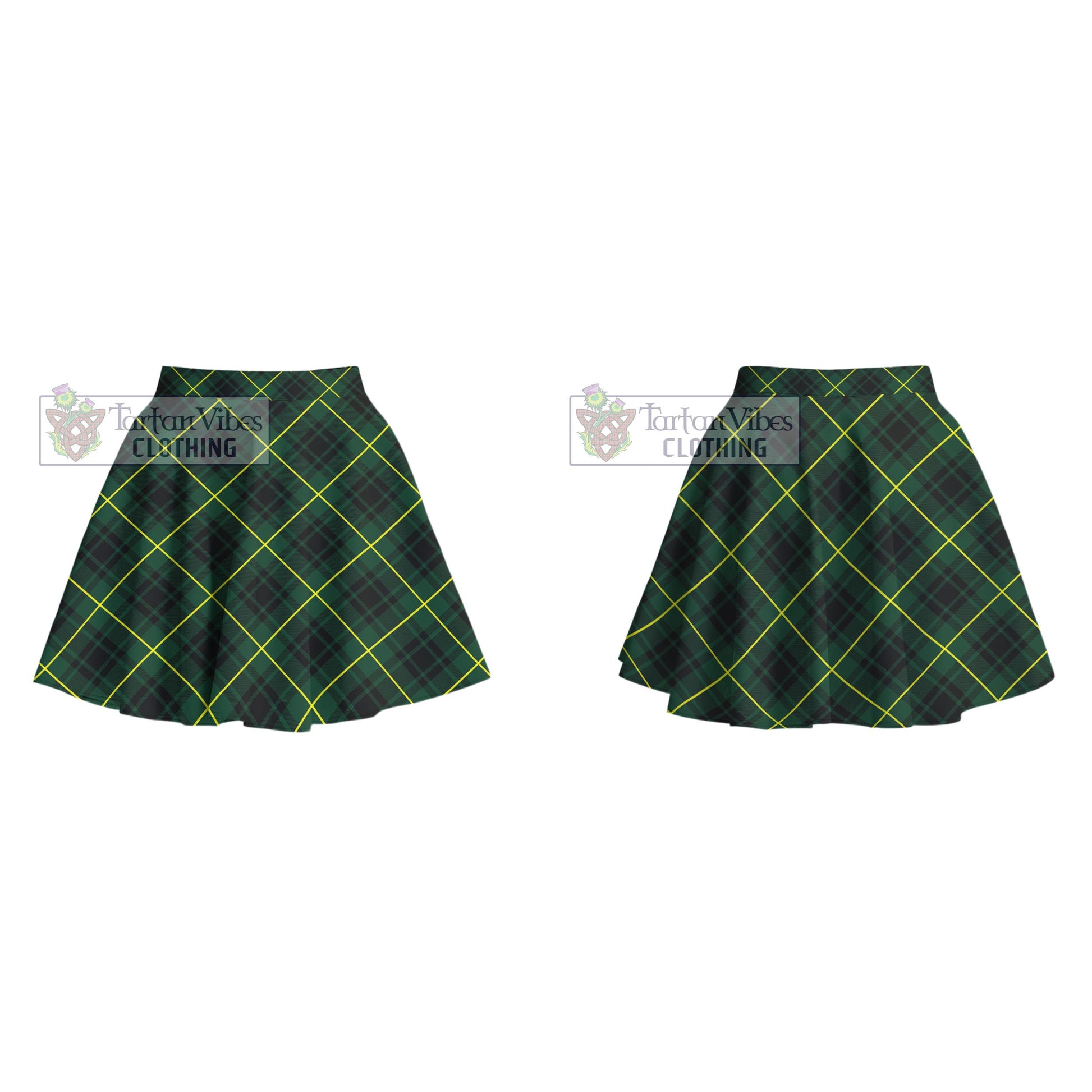 Tartan Vibes Clothing MacArthur Modern Tartan Women's Plated Mini Skirt