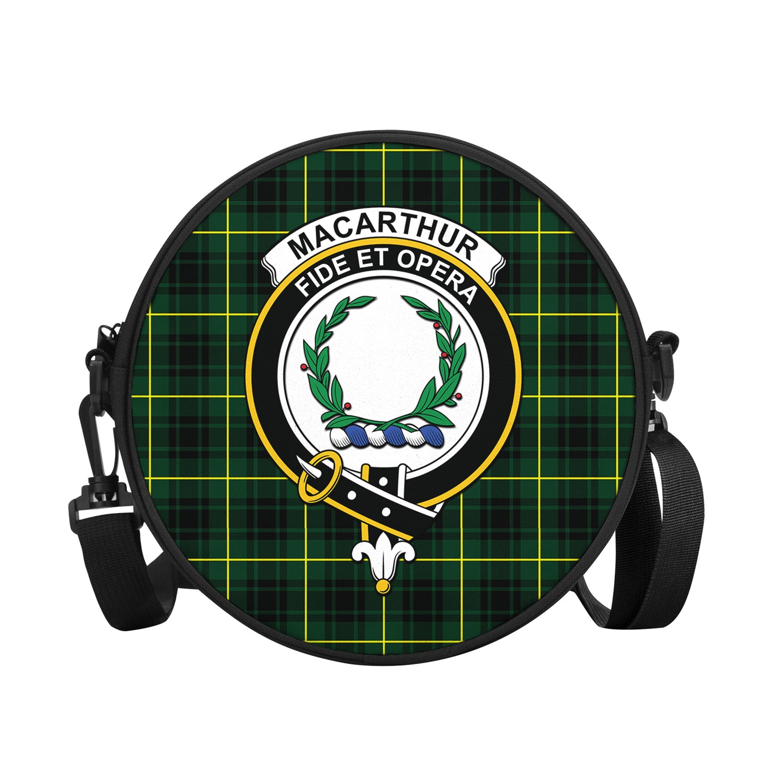 macarthur-modern-tartan-round-satchel-bags-with-family-crest