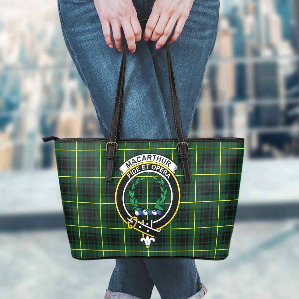 macarthur-modern-tartan-leather-tote-bag-with-family-crest