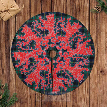 MacAskill (McAskill) Tartan Christmas Tree Skirt Lion Rampant Style Casual Tree Skirts - Tartan Vibes Clothing
