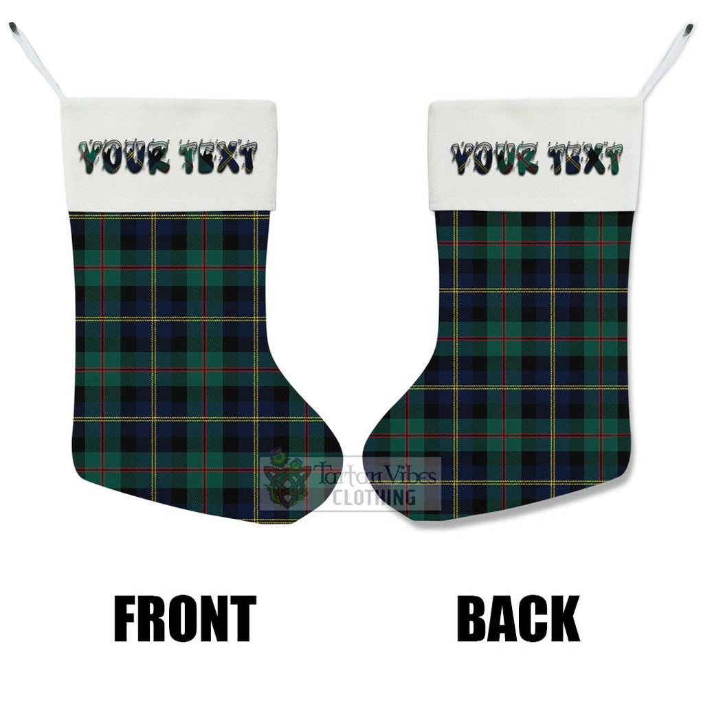 Tartan Vibes Clothing MacAskill (McAskill) Tartan Christmas Stocking with Personalized Text