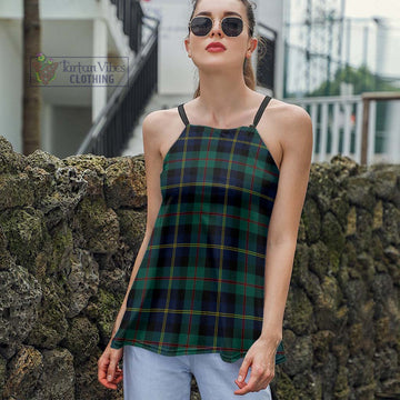 MacAskill (McAskill) Tartan Loose Halter Neck Camisole