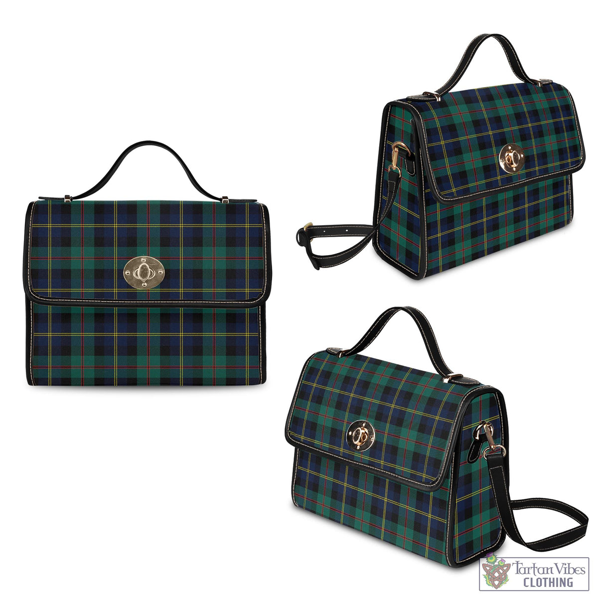 McAskill (McCaskill) Modern Tartan Waterproof Canvas Bag - Tartan Vibes Clothing