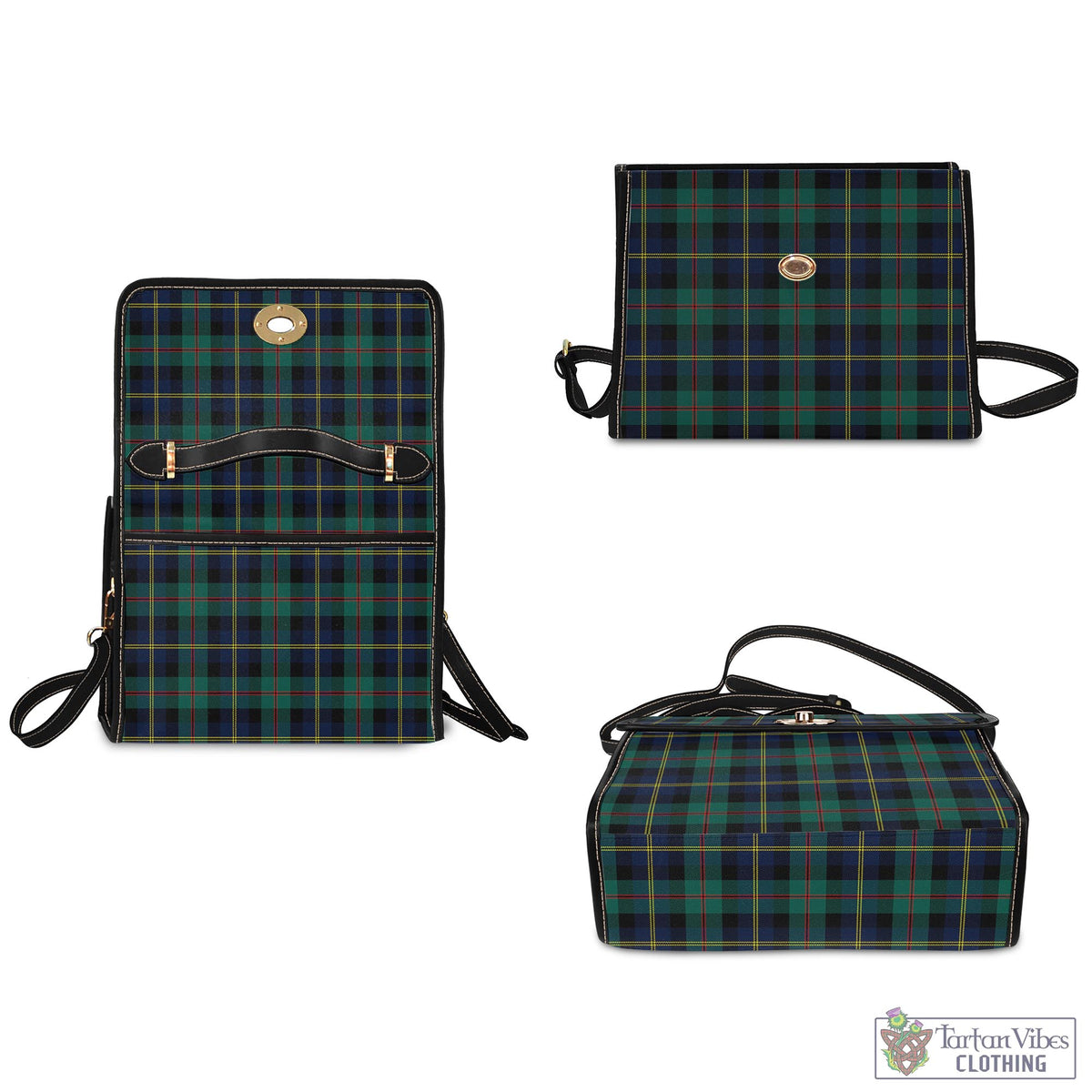 McAskill (McCaskill) Modern Tartan Waterproof Canvas Bag - Tartan Vibes Clothing
