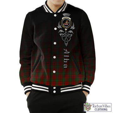 MacAulay (MacAuley) Tartan Baseball Jacket Featuring Alba Gu Brath Family Crest Celtic Inspired