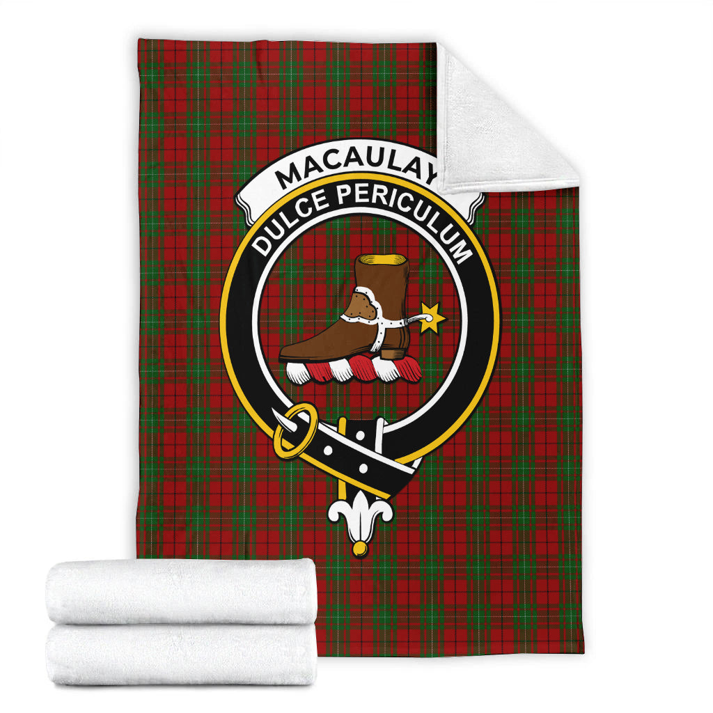 macaulay-tartab-blanket-with-family-crest