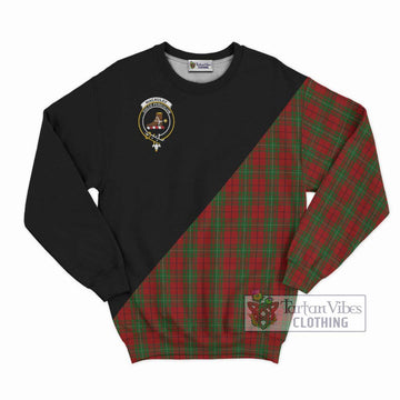 MacAulay (MacAuley) Tartan Sweatshirt with Family Crest and Military Logo Style