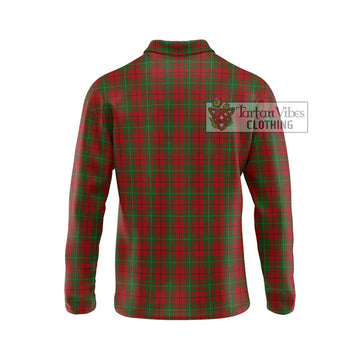 MacAulay (MacAuley) Tartan Long Sleeve Polo Shirt with Family Crest DNA In Me Style