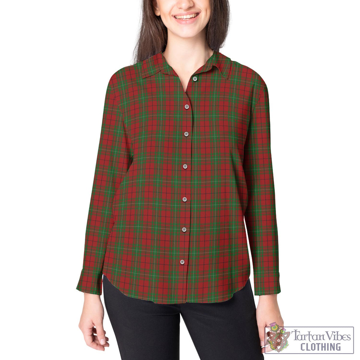 MacAulay (MacAuley) Tartan Women's Casual Shirt - Tartan Vibes Clothing