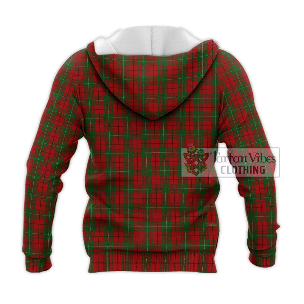 MacAulay (MacAuley) Tartan Knitted Hoodie with Family Crest DNA In Me Style - Tartanvibesclothing Shop