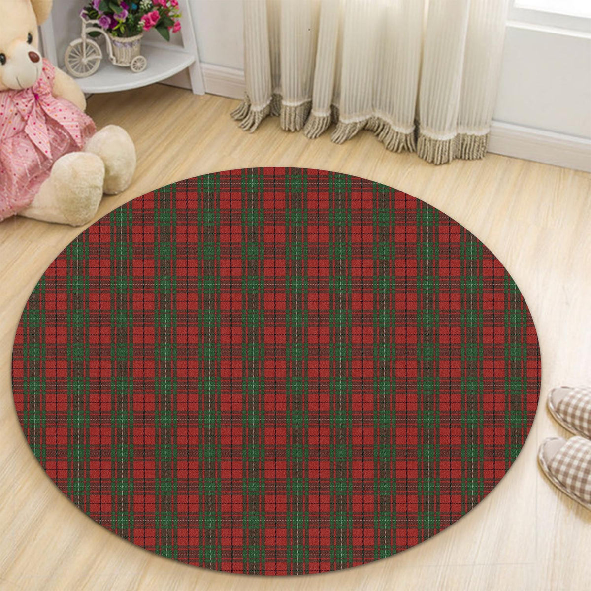 MacAulay (MacAuley) Tartan Round Rug - Tartan Vibes Clothing
