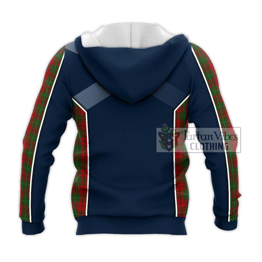 MacAulay (MacAuley) Tartan Knitted Hoodie with Family Crest and Lion Rampant Vibes Sport Style - Tartan Vibes Clothing