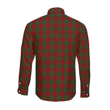 MacAulay (MacAuley) Tartan Long Sleeve Button Up Shirt with Family Crest