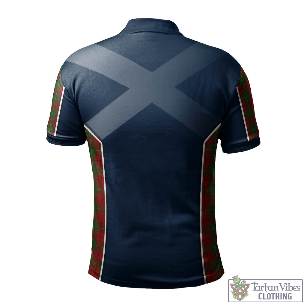 Tartan Vibes Clothing MacAulay Tartan Men's Polo Shirt with Family Crest and Lion Rampant Vibes Sport Style