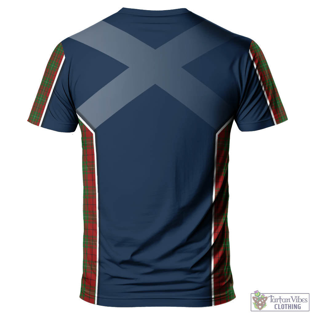 Tartan Vibes Clothing MacAulay Tartan T-Shirt with Family Crest and Lion Rampant Vibes Sport Style