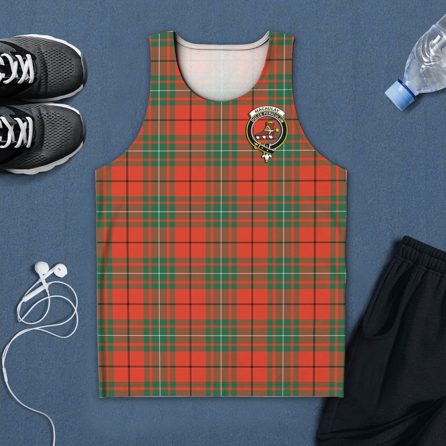 macaulay-ancient-tartan-mens-tank-top-with-family-crest