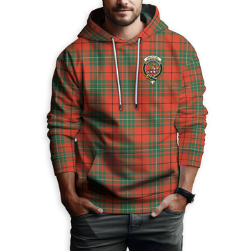 MacAulay Ancient Tartan Hoodie with Family Crest