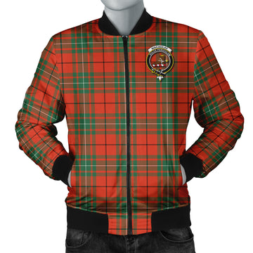 MacAulay Ancient Tartan Bomber Jacket with Family Crest