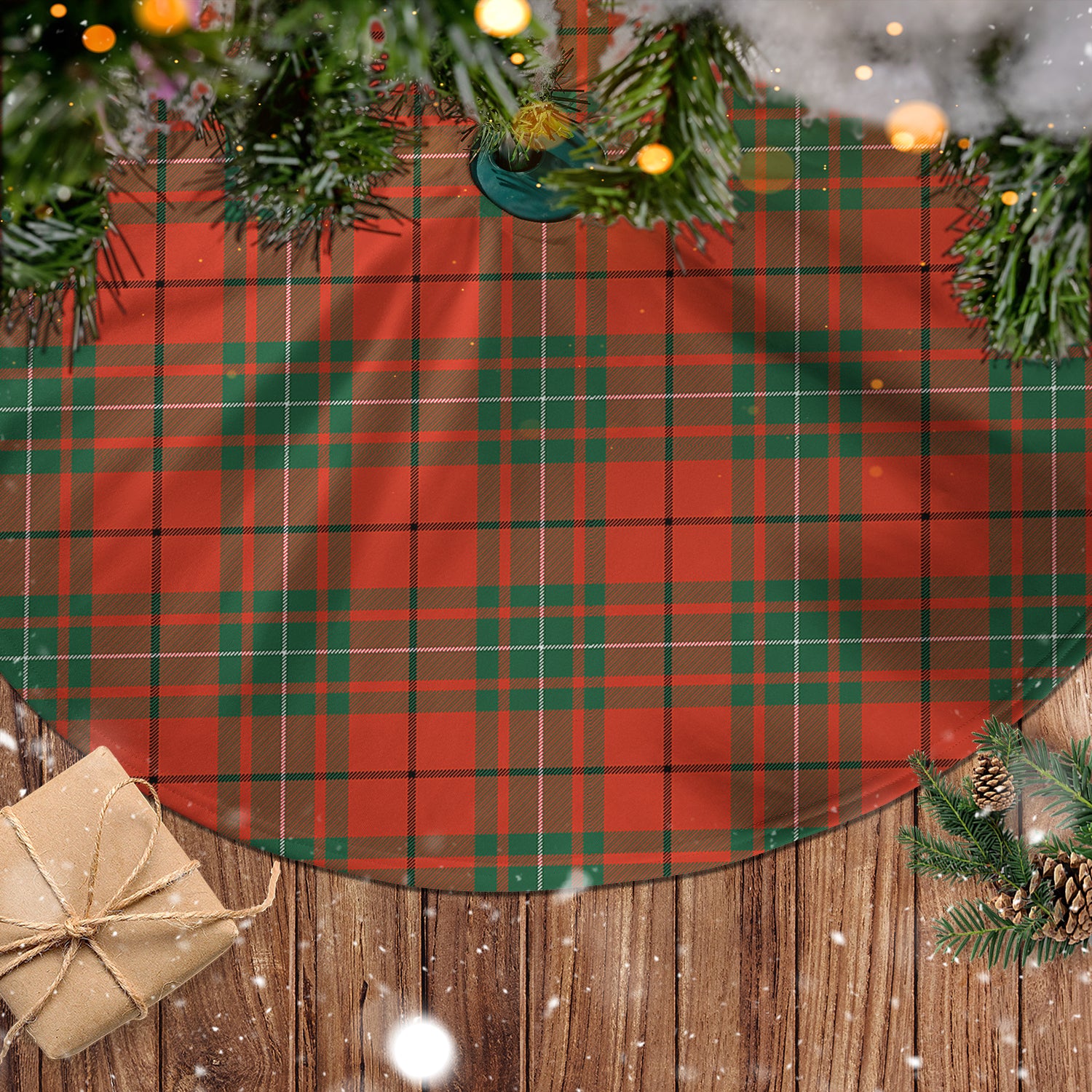 MacAulay Ancient Tartan Christmas Tree Skirt - Tartanvibesclothing