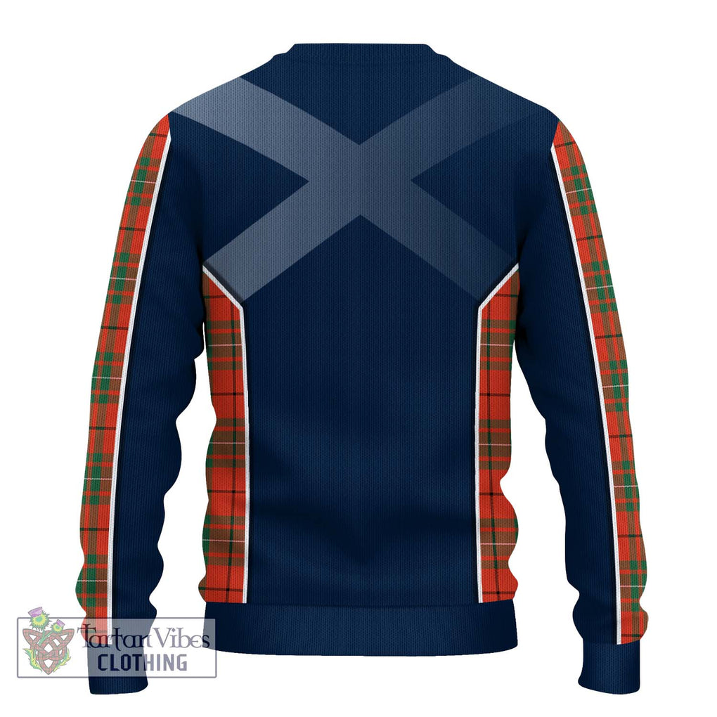 MacAulay Ancient Tartan Knitted Sweater with Family Crest and Lion Rampant Vibes Sport Style - Tartan Vibes Clothing