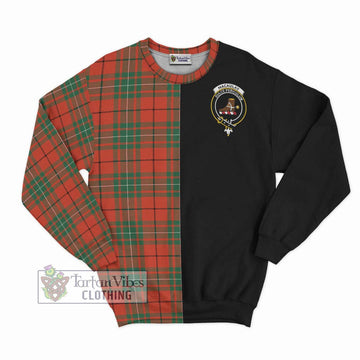 MacAulay Ancient Tartan Sweatshirt with Family Crest and Half Of Me Style