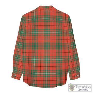 MacAulay Ancient Tartan Women's Casual Shirt with Family Crest