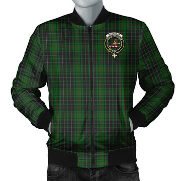 MacAulay Hunting Tartan Bomber Jacket with Family Crest